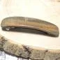 Preview: grosse Holz Haarspange Zebrano - haarspange holz haarklammer gross abgerundent rechteck zebrano dunkel