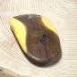 Preview: Haarspange Holz Goldregen klein - haarspange holz haarklammer mittelgross goldregen oval