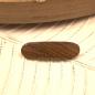 Preview: kleine Holz Haarspange Zebrano Preview: kleine Holz Haarspange Zebrano