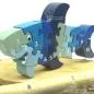 Preview: Hai Fisch als 3D Holz Puzzle
