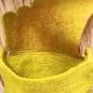 Preview: Umhängetasche filz olive 1 Fach - handtasche filz blatt gross olive gruen 1fach