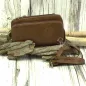 Preview: kleine Handtasche-Geldbeutel in dunkelbraun
