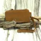 Preview: kleine Handtasche-Geldbeutel in hellbraun