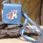 Preview: Kinderhandtasche mit Glitzer Einhorn