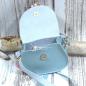 Preview: mini Handtasche für Kinder in mint grün Preview: mini Handtasche für Kinder in mint grün