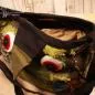 Preview: Handtasche in Eulenform grün Schnabel grün - handtasche umhaengetasche eule gesicht gruen schnabel