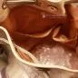 Preview: Umhängetasche Beutel Kunstleder bunt - handtasche umhaengetasche kunstleder rosa creme beuteltasche