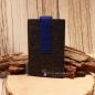 Preview: Handytasche Filz dunkelgrau blau Hirsch-Kopf Tracht