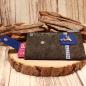 Preview: Handytasche Filz dunkelgrau blau Hirsch-Kopf Tracht