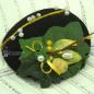 Preview: schwarzes Headpiece mit grünem Efeu Preview: schwarzes Headpiece mit grünem Efeu