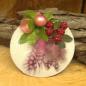 Preview: weisser Fascinator mit mit rosa Federn Preview: weisser Fascinator mit mit rosa Federn