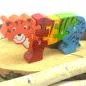 Preview: Zahlen Puzzle als bunter kleiner Tiger