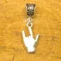 Preview: kleine Hand als Kettenanhänger Symbole Frei