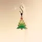 Preview: Kettenanhänger vergoldet Weihnachtsbaum grün - kettenanhaenger modeschmuck weihnachten baum perlen rot gruen vergoldet