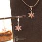 Preview: Schmuck-set Ohrringe mit Charmsanhänger Schneeflocke