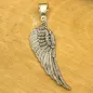 Preview: Kettenanhänger Flügel mit Strass Steinen