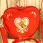 Preview: Kinderhandtasche Herz mit Bambi