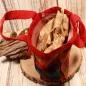 Preview: Kindertasche rot mit buntem Stoffkaro - kindertasche handtasche karo rot lunch bag stoff