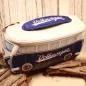 Preview: Kosmetiktasche Neopren VW T1 Bus blau - weiss - kulturtasche bulli vw t1 bus volkswagen blau