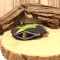 Preview: Das kompakte Mäppchen (11,5 cm) offen mit Blick auf das 1 Fach und den Reißverschluss.