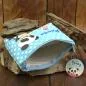 Preview: kleine Kosmetiktasche mit Panda Motiv