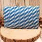 Preview: Mäppchen Stoff 1 Fach blau - weiß Bayern Druckknopf - maeppchen utensilientasche stoff hamdmade genaeht druckknopf blau weis bayern