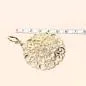 Preview: XXL Ornament Ohrringe Versilbert – Große runde Boho Ohrhänger - ohrringe modeschmuck gross rund ornamente muster versilbert