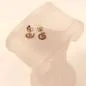Preview: Kleine Spiral Ohrstecker Versilbert – Filigrane Mini Ohrringe - ohrstecker ohrringe modeschmuck antik spirale mini