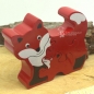 Preview: 3D Puzzle kleiner Fuchs in rot