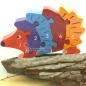 Preview: 3 D Puzzle kleiner Igel mit Zahlen von 1-5