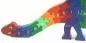 Preview: buntes Holz Puzzle in 3D als Dinosaurier