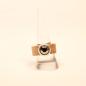 Preview: Kork-Ring Hellbraun mit Preciosa Kristall – Damenring