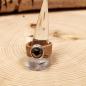 Preview: Kork-Ring Hellbraun mit Preciosa Kristall – Damenring
