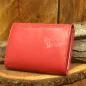 Preview: Geldbeutel echtes Leder rot