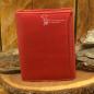 Mobile Preview: Echt Leder Geldbeutel in rot