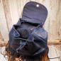 Preview: Rucksack Boho Leder blau Fransen