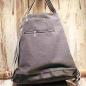 Preview: Rucksack oder Handtasche grau Pailletten in der Form eines Ankers