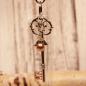 Preview: Goldener Schutzengel Schlüsselanhänger – Edler Vintage-Schlüssel & Charm