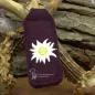 Preview: Filz-Schlüsselanhänger besticktes Edelweiß Trachtenstil - Schluesselanhaenger filz tracht edelweiss gestickt aubergine