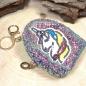 Preview: Schlüsselanhänger Mäppchen Glitzer Bunt Einhorn 1-Fach Preview: Schlüsselanhänger Mäppchen Glitzer Bunt Einhorn 1-Fach