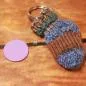 Preview: mini Socke - Schlüsselanhänger mit Einkaufschip