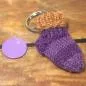 Preview: mini Socke - Schlüsselanhänger mit Einkaufschip