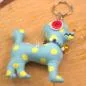 Preview: Schlüsselanhänger Monster Hund Pudel - schluesselanhaenger monster bunt hund pudel
