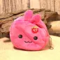 Preview: Mini-Plüsch-Geldbörse Hase (Rosa) aus Nicki-Plüsch als Taschenanhänger.