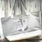 Preview: Shoppertasche gross grau Pailletten Anker silber - shopper tasche gross grau pailletten glitzer anker