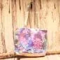 Preview: Shoppertasche klein Pailletten Sterne rosa, lila, blau schimmernd - shopper tasche klein kinder glitzer pailetten rosa lila sterne schimmer