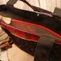 Preview: Shoppertasche Laura Burch schwarz mit Katzen Motiv klein - shopper tasche klein laura burch schwarz katzen