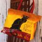 Preview: Shopper Tasche klein mit schwarzer Katze