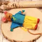 Preview: Kuscheltier genähte Maus mit Hose und Hemd