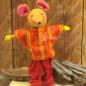 Preview: Stofftier Maus mit roter Hose Preview: Stofftier Maus mit roter Hose